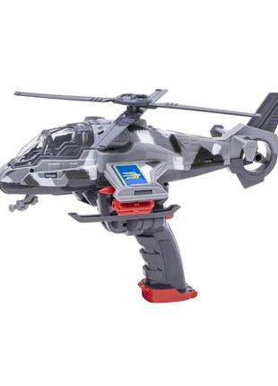 Детская игрушка вертолет арбалет orion 268v2or военный (серый)