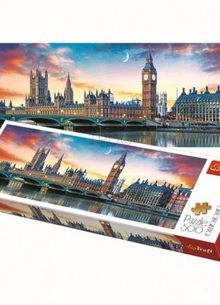 Пазлы-панорама "биг-бен лондон", 500 элементов