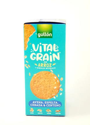 Печенье злаковое цельнозерновое Gullon Vital Grain 250 г Испания