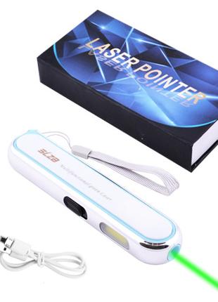 2 в 1 Фонарь брелок SLZA LASER + COB, лазер, встроенный аккуму...