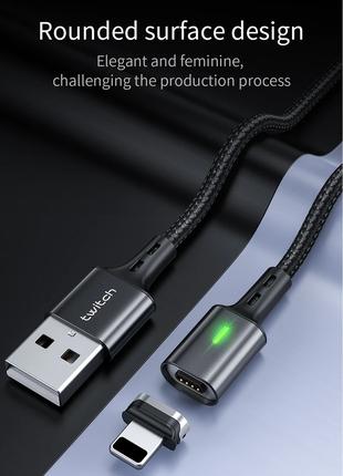 Кабель магнитный для зарядки телефона, смартфона Micro USB 1м,...