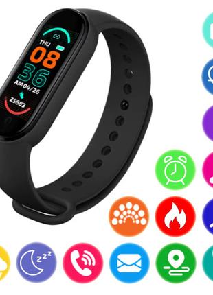 Фитнес-браслет FitPro M6 Smart Band 6 Фитнес трекер mi 6 Quali...