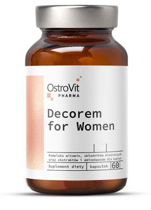Витамины и минералы OstroVit Pharma Decorem For Women, 60 капсул