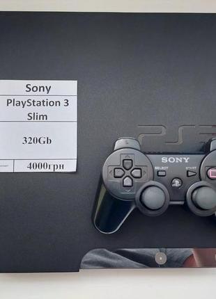 Ігрова приставка Sony PlayStation 3 Slim 320Gb (прошита)+ 16 ігор