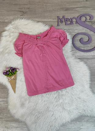 Детская футболка tu для девочки розового цвета размер 122