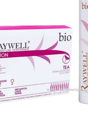 Набор против выпадения волос у женщин raywell bio tea