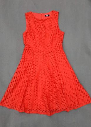 Яркое платье-миди из кружева-мини размер 896 10