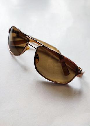 Сонцезащитные очки Boguang коричневые в бронзовой оправе