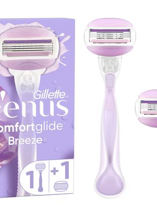 Бритва женская Gillette Venus ComfortGlide Breeze с 2 сменными...