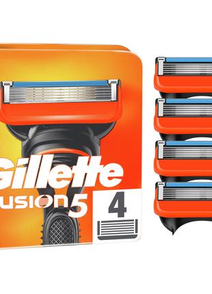 Змінні касети для чоловічих бритв Gillette Fusion5 4 шт.