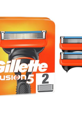 Змінні касети для чоловічих бритв Gillette Fusion5 2 шт.