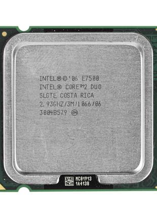 Процессор Intel® Core™2 Duo E7500 (3 МБ кэш-памяти, тактовая ч...