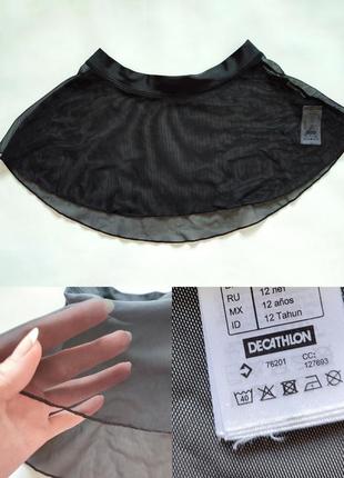 Черная юбка парео прозрачная сеточка секси эротик пляжная на п...