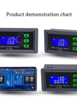 Контроллер заряда / разряда аккумулятора XY-CD63 6 - 60 вольт 30А
