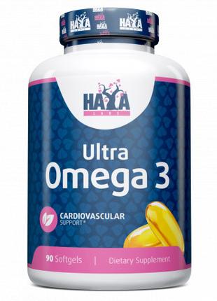 Жирные кислоты Haya Labs Ultra Omega 3, 90 капсул