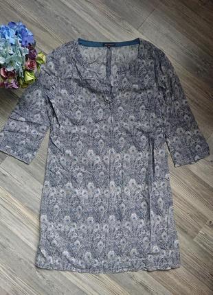 Женское легкое платье рубашка хлопок р.44/46 marc o'polo