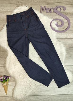 Детские джинсы brilliant для девочки синие размер 134