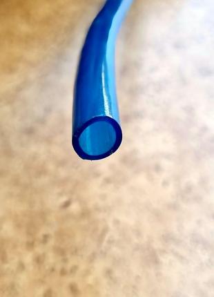 Бензошланг синий прозрачный д6 мм, ПВХ маслобензостойкий 0,5 м