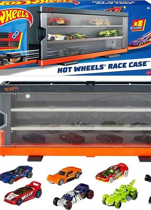 Кейс для машинок Хот Вилс с 8 машинками Hot Wheels Interactive...