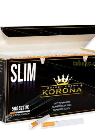 Гильзы для сигарет korona slim 500