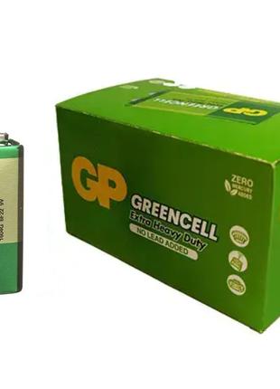 Батарейка GP (крона) зелёная 6F22