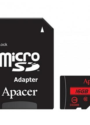 Картка пам'яті microSDHC 16Gb Apacer (UHS-1) (R85Mb/s) (Class ...