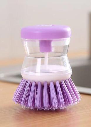 Щітка з дозатором для миючого засобу Kitchen Soap Dispensing V...