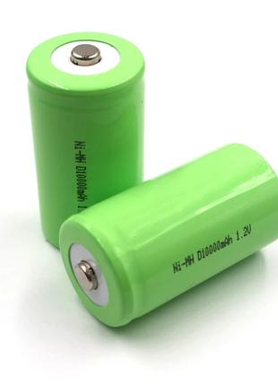 Аккумулятор-батарейка тип D (R20, 373) 1.2В, 10 000 mAh от PKC...