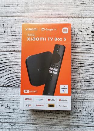 ТВ приставка Xiaomi TV Box S 2nd Gen (MDZ-28-AA) 2/8Gb для тел...