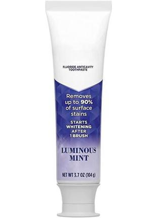 Зубная паста crest 3d white  luminous mint 104 g (отбеливание)