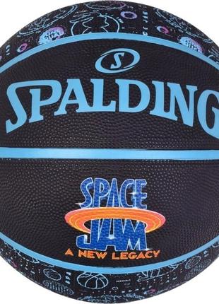 Баскетбольный Мяч Spalding SPACE JAM TUNE SQUAD ROSTER черный,...