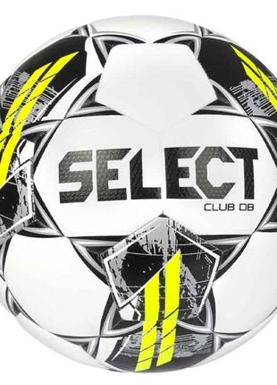 Мяч футбольный Select FB CLUB DB v23 белый, серый размер 4 086...