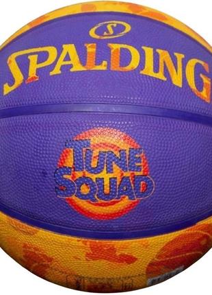 Баскетбольный Мяч Spalding SPACE JAM TUNE SQUAD оранжевый, мул...