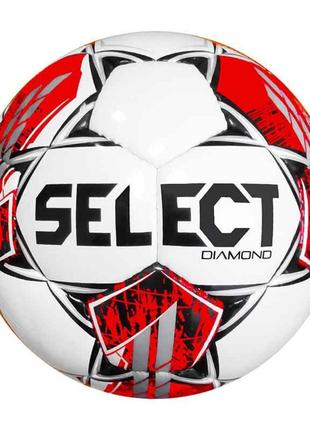 Мяч футбольный Select DIAMOND v23 бело-красный размер 5 085436...