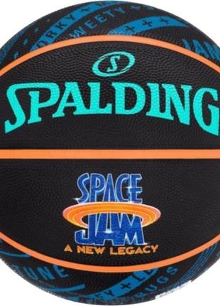 Баскетбольный Мяч Spalding SPACE JAM TUNE SQUAD ROSTER синий, ...