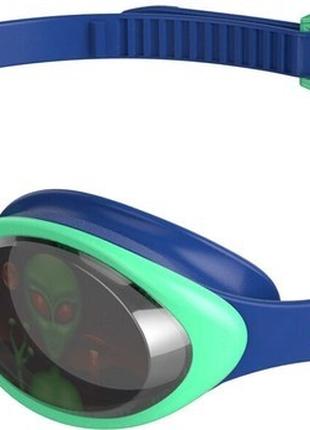 Очки для плавания Speedo ILLUSION 3D PRT JU синий, зеленый Дет...