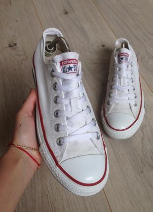 Кеды белые converse (оригинал) р. 39