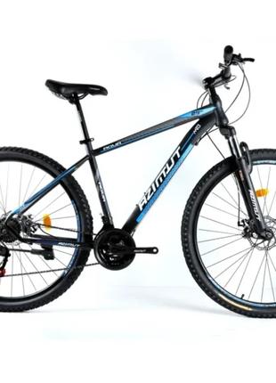 Велосипед Azimut Aqua 27.5" GD рама 17, 2021 черно-синий
