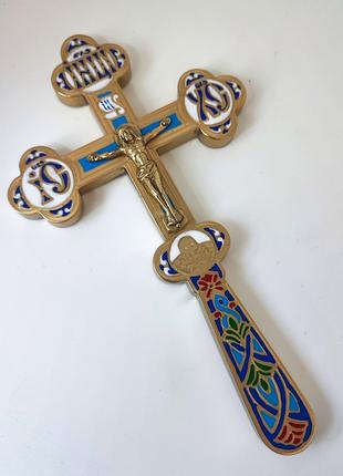 Требный крест священнослужителя малый из латуни