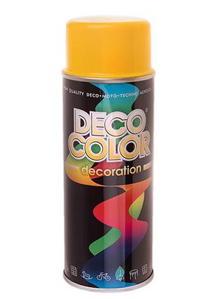 Deco Color Краска аэроз. 400ml Decoration/желтый (720019)