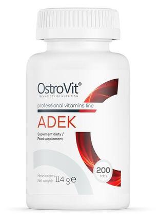 Витамины и минералы OstroVit ADEK, 200 таблеток