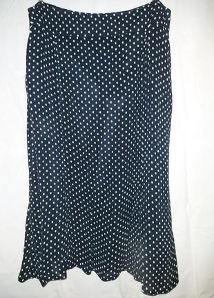 Легкая (вискоза) юбка фирмы c&a б/у для девушки 46 размер
