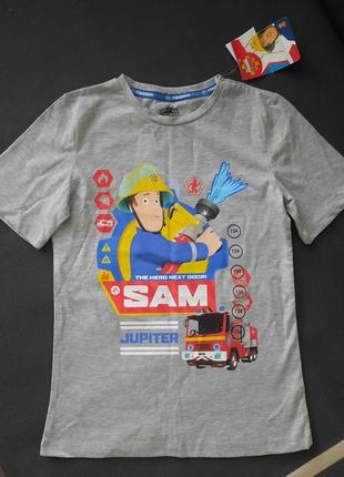 Классная и яркая футболка fireman sam.