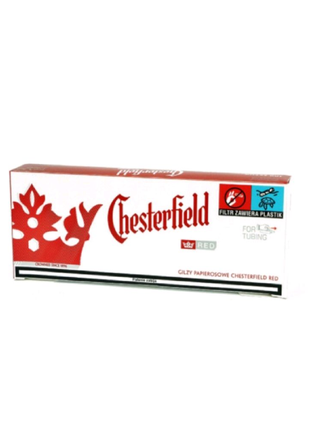 Гильзы для сигарет "CHESTERFIELD" (красные) 250шт