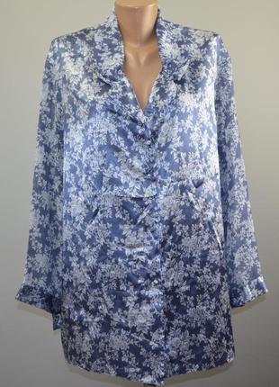Шикарная пижамная рубашка, рукава шифон hunkemoller (xl)