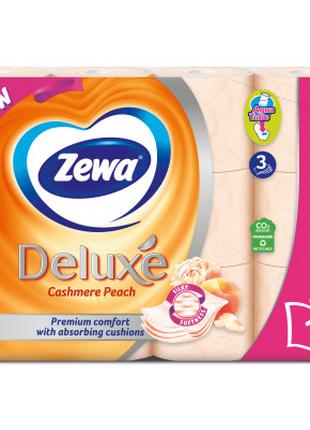 Туалетная бумага Zewa Deluxe Персик 3 слоя 12 рулонов (7322541...