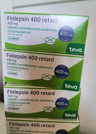 Finlepsin фінлепсин 400мг 50таблеток