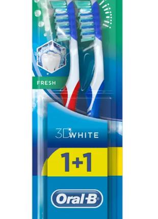 ORAL_B Зубна щітка 3D White Свіжість 40 cередня 2шт