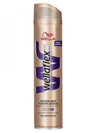 88641 WELLAFLEX ОБ'ЄМ ДЛЯ ТОНКОГО ВОЛОССЯ Лак для волосся Супе...