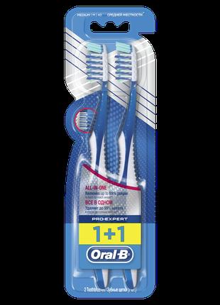 ORAL_B Зубна щiтка ProExpert Все в одному 40 середня 1+1шт